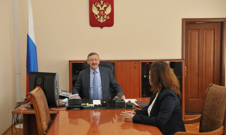 Ринат Гильмутдинов провёл рабочую встречу с региональным Уполномоченным по правам ребёнка