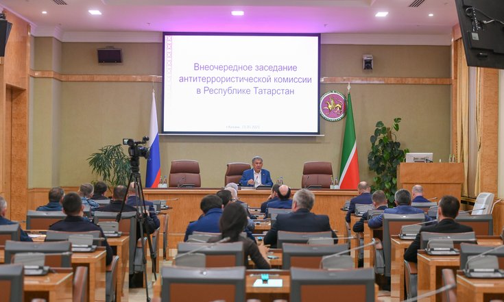 Виктор Демидов принял участие во внеочередном заседании антитеррористической комиссии Татарстана