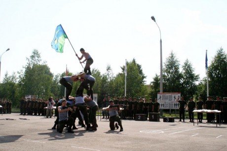 Завершение первой смены в лагере «Гвардеец-1»