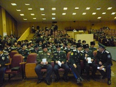Представители Оренбургского войскового казачьего общества награждены войсковой медалью «За усердие в службе»