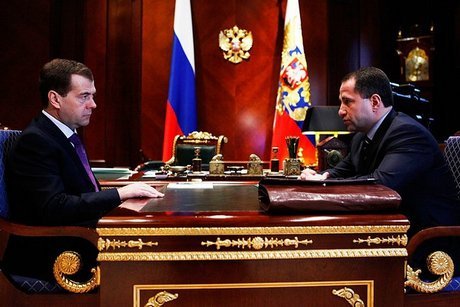 Рабочая встреча Дмитрия Медведева и Михаила Бабича