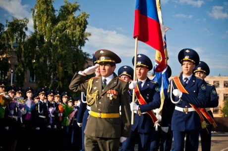 Кадеты принесли торжественную присягу