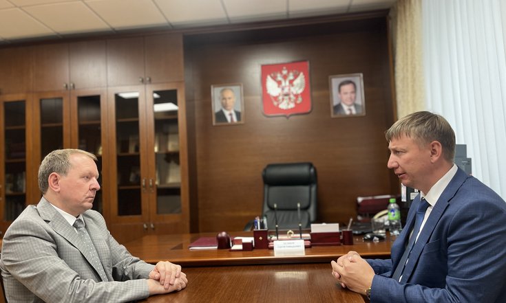 Пресс-релиз Сергей Беляков провел рабочую встречу