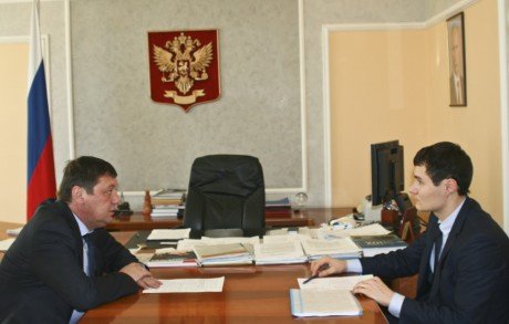Рабочая встреча с председателем молодежного парламента Удмуртии