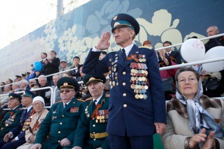 Празднование Дня Победы в Оренбурге 