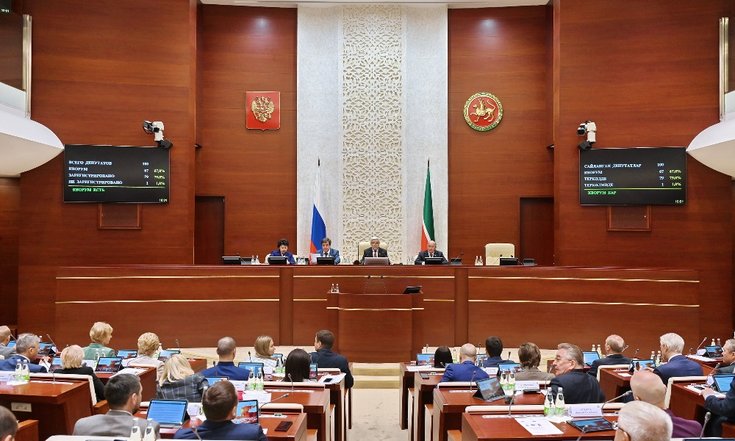 18.04.25_Виктор Демидов принял участие в девятом заседании Государственного Совета РТ седьмого созыва