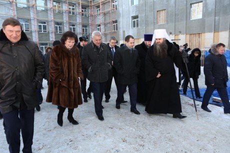 Михаил Бабич проверил ход строительства Православной гимназии в Нижнем Новгороде