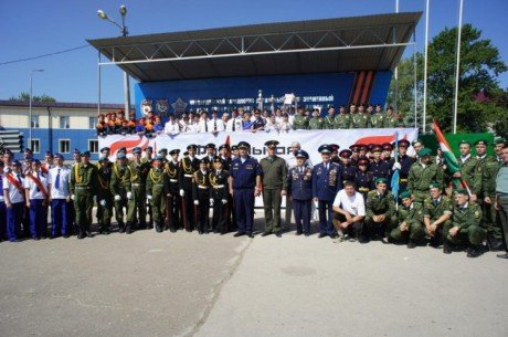 Оренбургская команда стала второй на соревнованиях по преодолению полосы препятствий в финале Всероссийской игры «Победа»