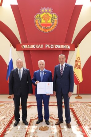 В Чувашии вручены благодарственные письма Президента Российской Федерации