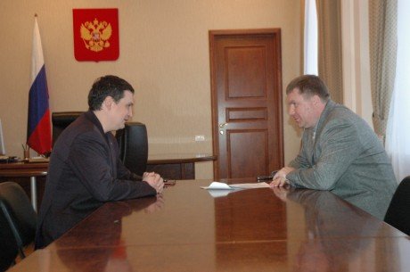 Дмитрий Каденков провел встречу с председателем Пензенского регионального отделения Общероссийской общественной организации «Деловая Россия»