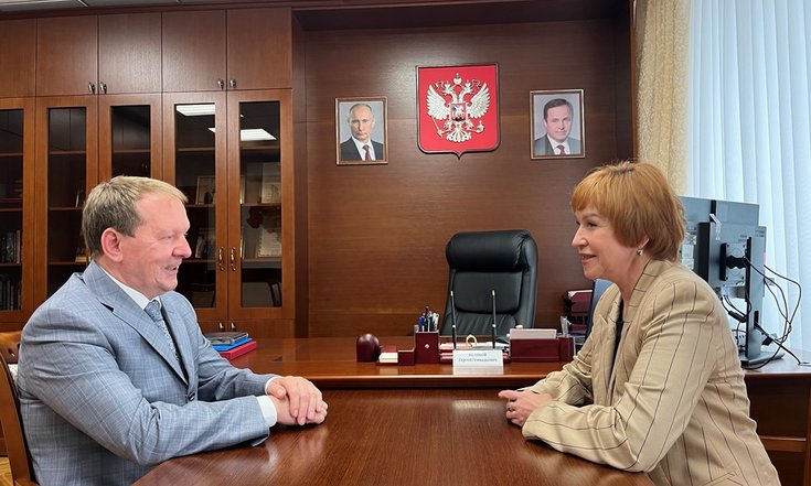 Пресс-релиз Сергей Беляков провел рабочую встречу