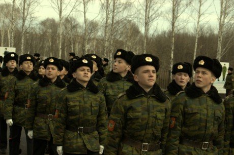 Курсанты Башкирского кадетского корпуса получили честь отстоять вахту около Знамени Победы