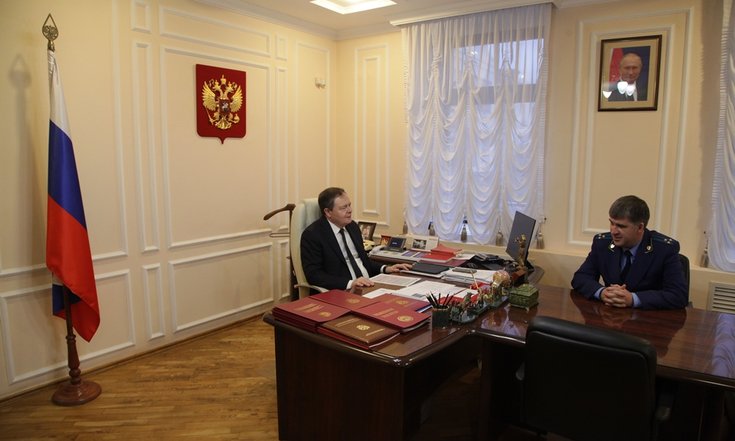 13.10.2025_Рабочая встреча Виктора Демидова с Александром Чеховским